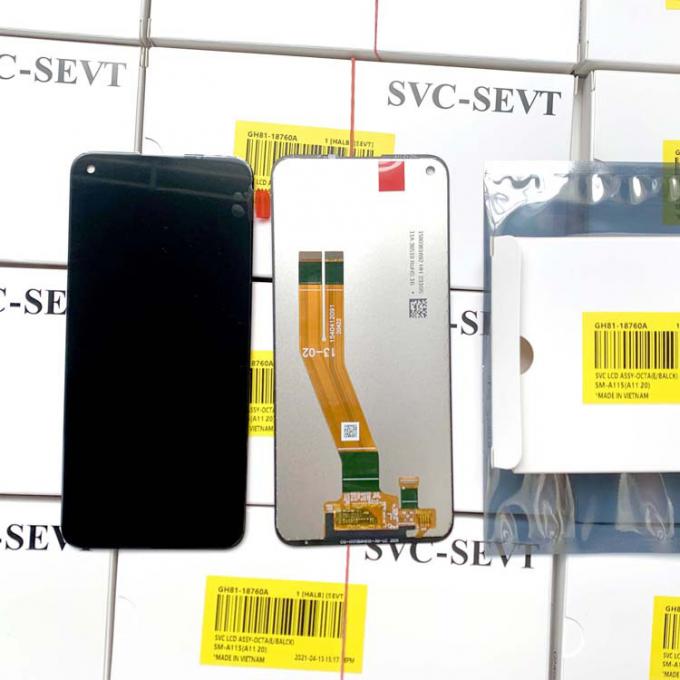 Original A11 / A115 Mobile Phone LCD Screen Replacement Custom Printing Packing 0
