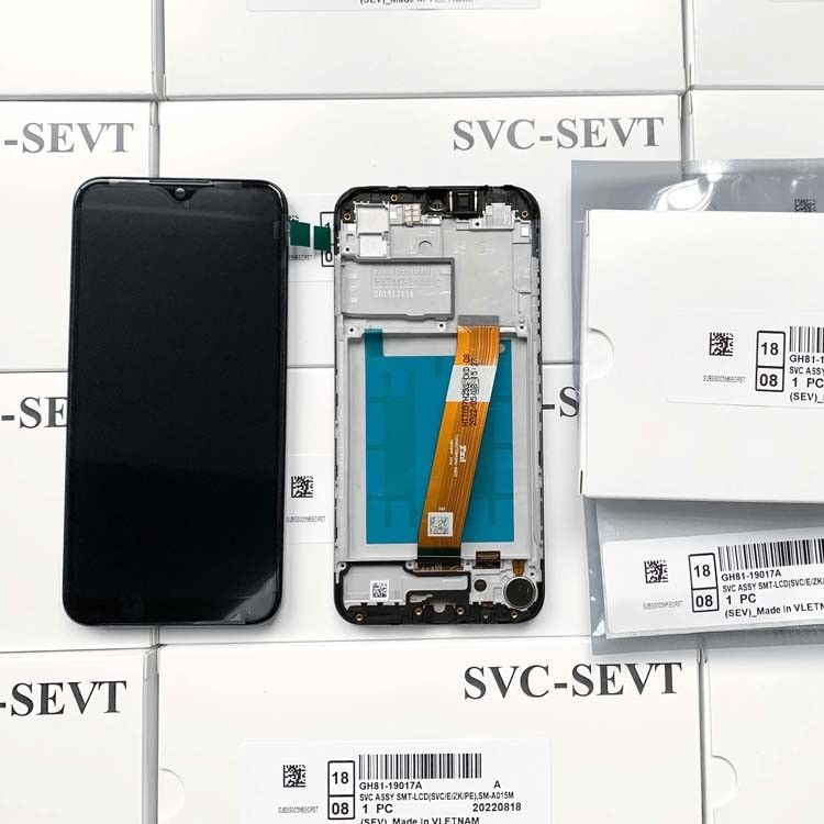 A01 LCD Screen Display lcd With Frame For  A01 Wholesale Service Pack LCDS  A105  Original Phone Pantalla