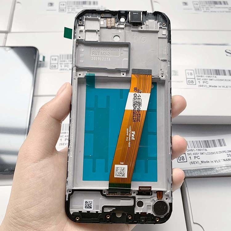 A01 LCD Screen Display lcd With Frame For  A01 Wholesale Service Pack LCDS  A105  Original Phone Pantalla