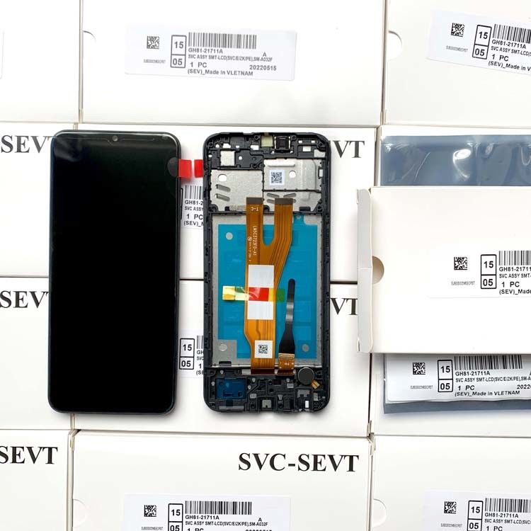 A03 Core LCD Screen Display With Frame For  a03 core Original Service Pack LCDS  A032 Mobile Pantalla