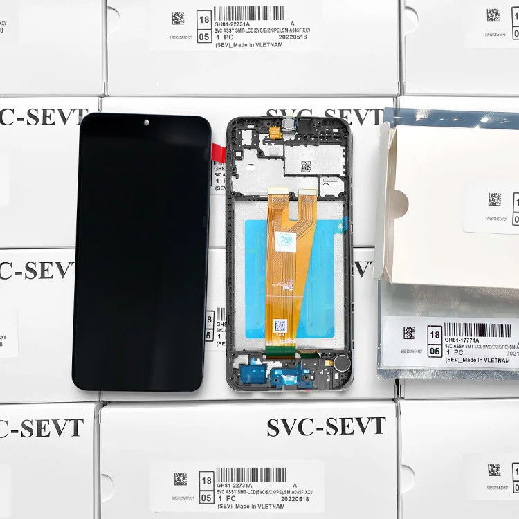 A045 Lcd Screen Display With Frame For  a045 Mobile Phone Touch Pantalla  A04 Original Service Pack LCDS