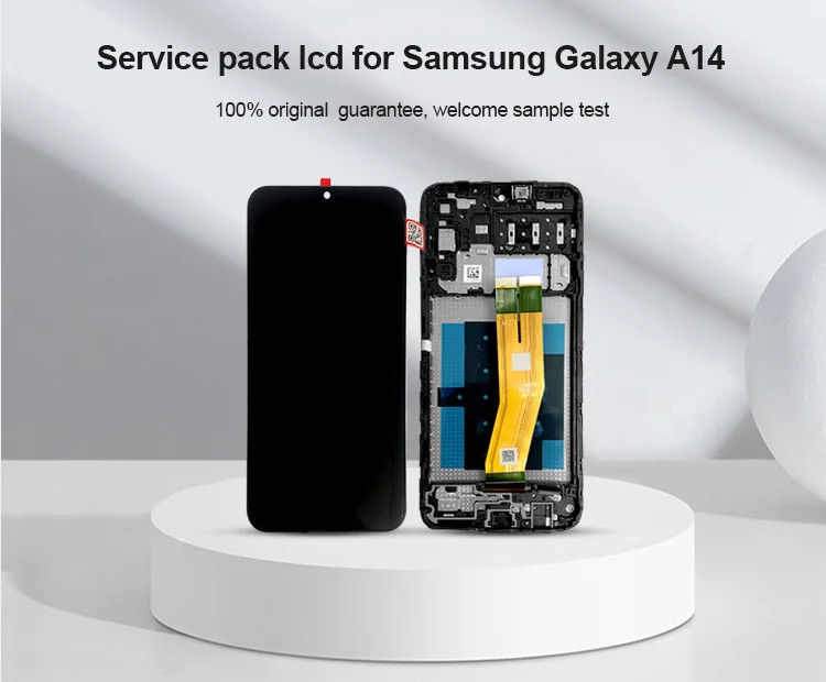 A14 4G LCD With Frame For  A145P Mobile Phone Touch Pantalla  A145R Service Pack LCDS Screen Display
