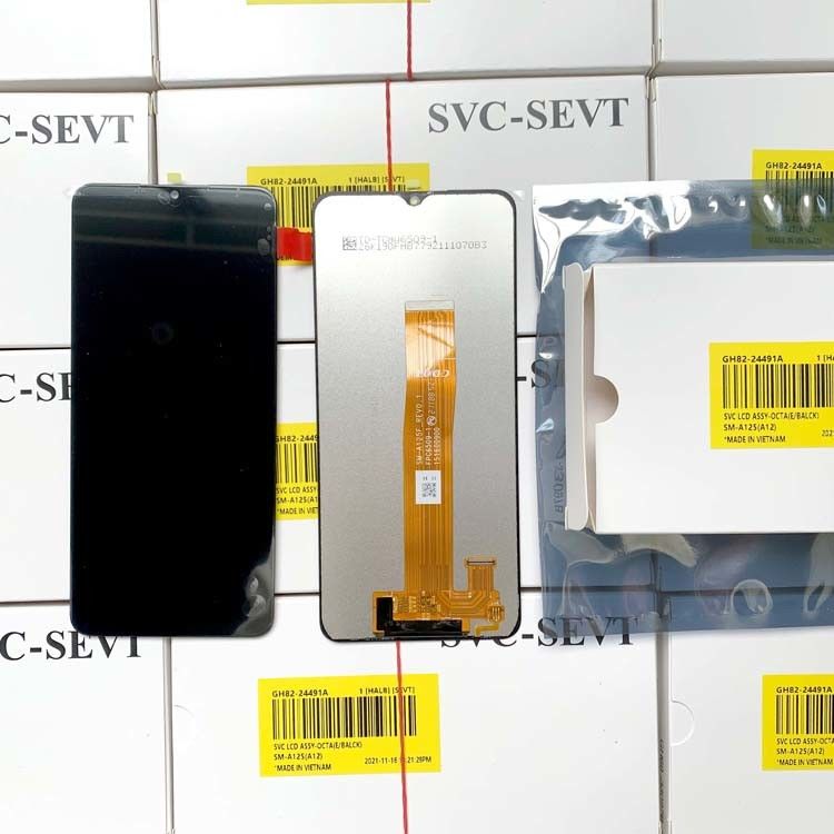 Black A12 LCD Replacement for Mobile Display Shipping by EMS FEDEX UPS DHL TNT