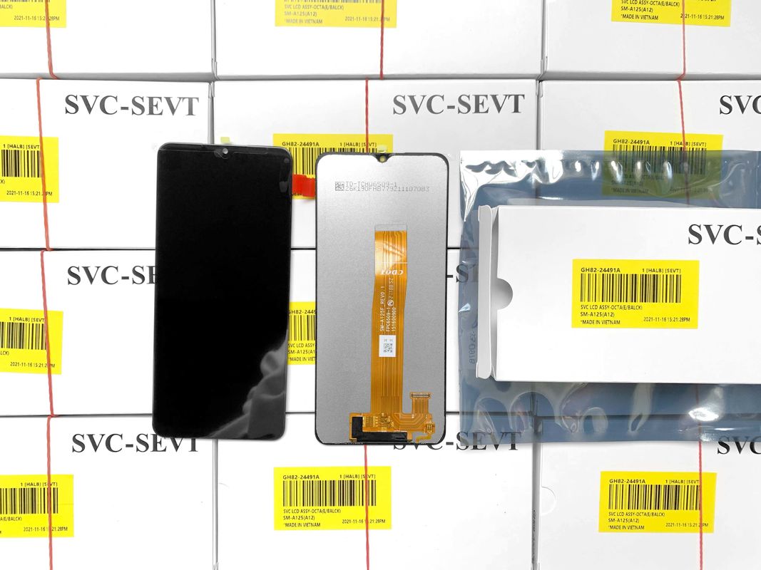 Black A12 LCD Replacement for Mobile Display Shipping by EMS FEDEX UPS DHL TNT