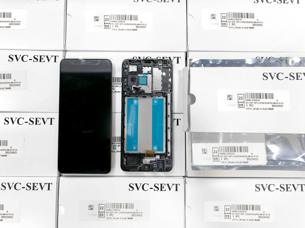 100% original high quality service  Black Color A12  LCD Original for Superior Display