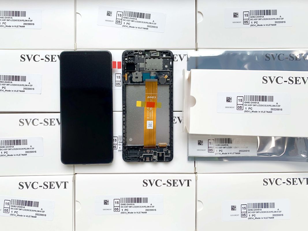 A12/A125 original service pack lcd no frame for   a04e lcd display factory direct sale