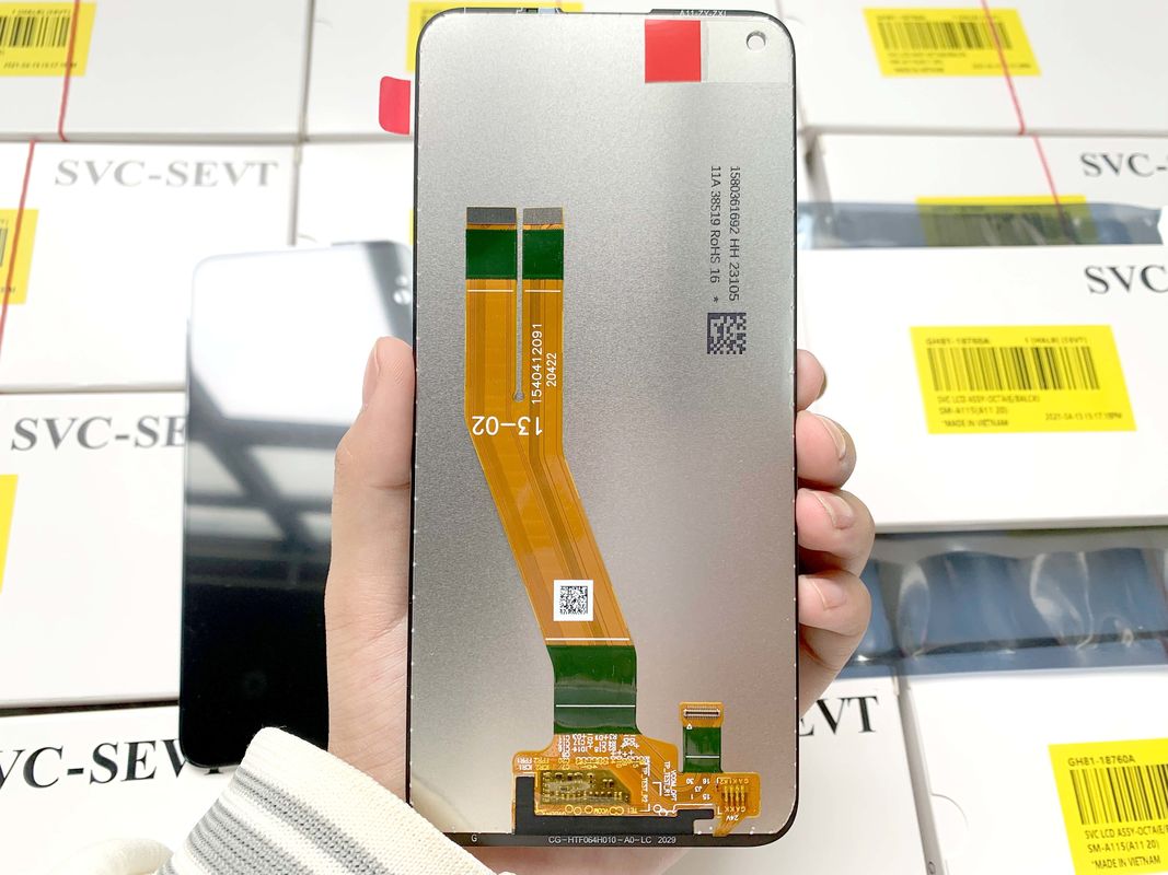 original 100% A11 / A115 Mobile Phone LCD Screen for Samusung display  service pack