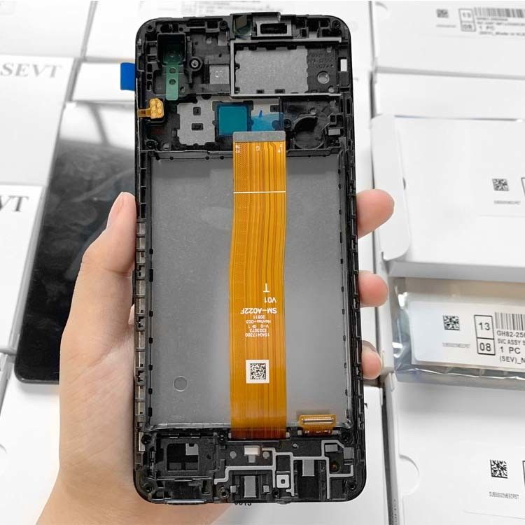 Professional high quality original service pack lcd A022 Core mobile phone lcds mobile lcd display for  A01 Core