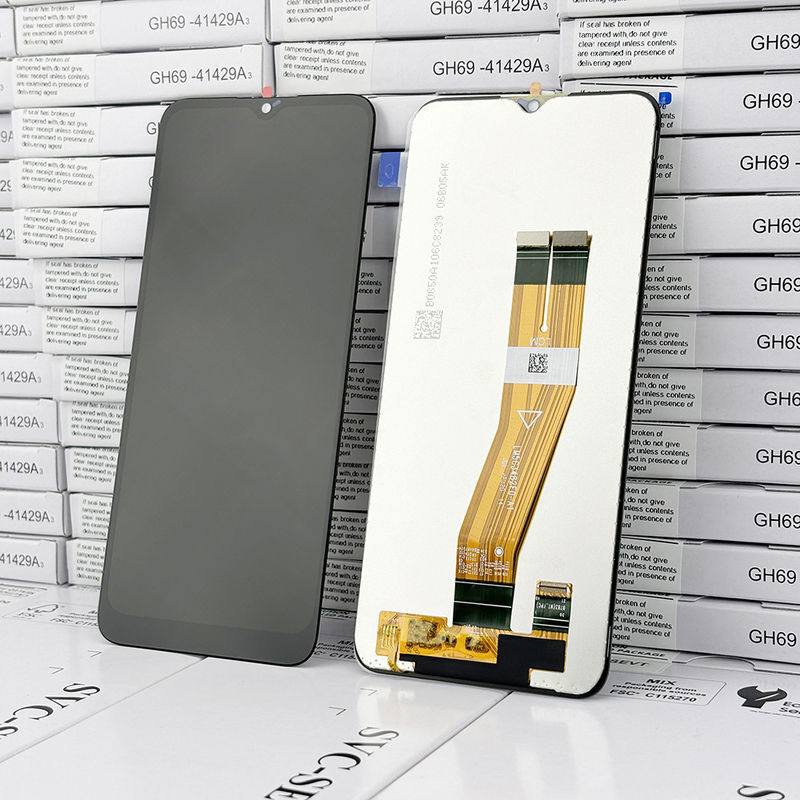 Black Color LCD Display Replacement MOQ 5 Pcs For A02S Model Mobile Screen