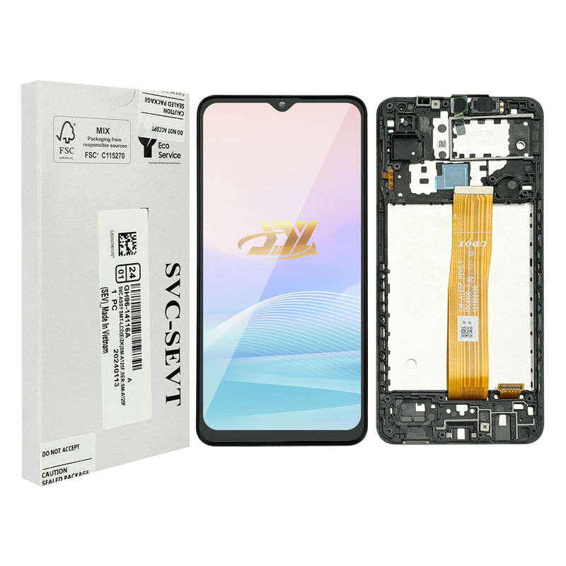 A125 Original Lcd Panatlla With Frame For  a125 Service Pack LCDS Screen  A125 Mobile Phone Touch Display