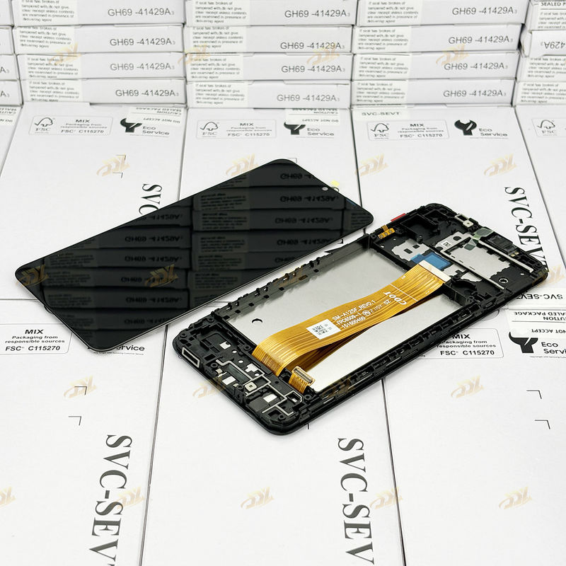 A125 Original Lcd Panatlla With Frame For  a125 Service Pack LCDS Screen  A125 Mobile Phone Touch Display