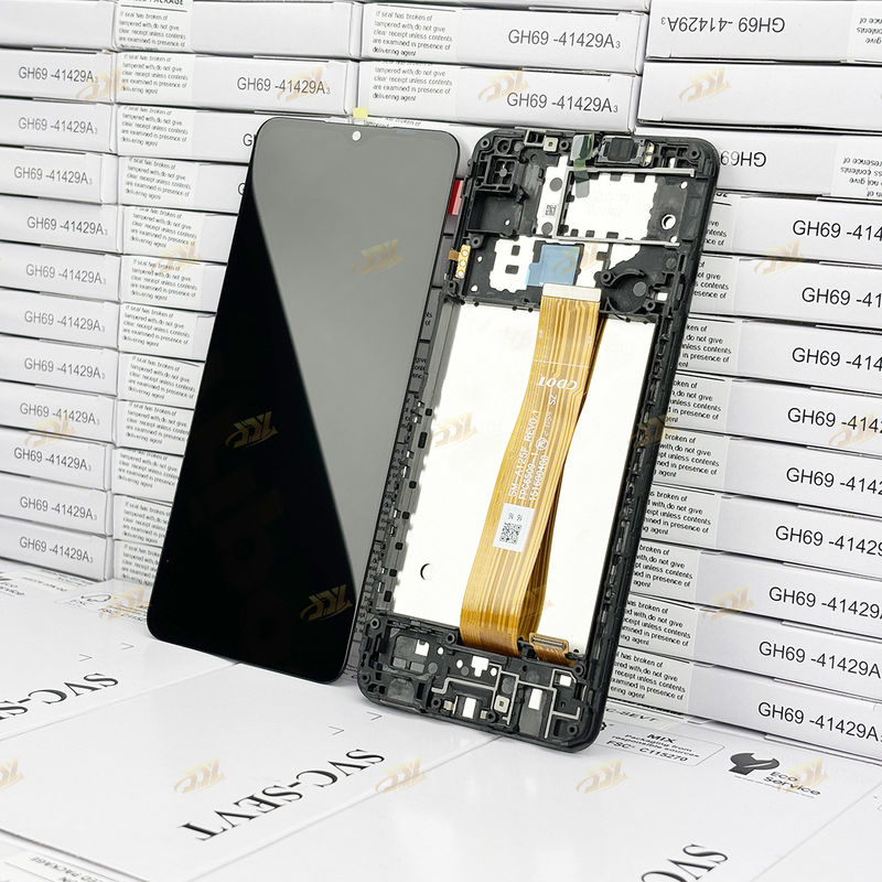 A125 Original Lcd Panatlla With Frame For  a125 Service Pack LCDS Screen  A125 Mobile Phone Touch Display